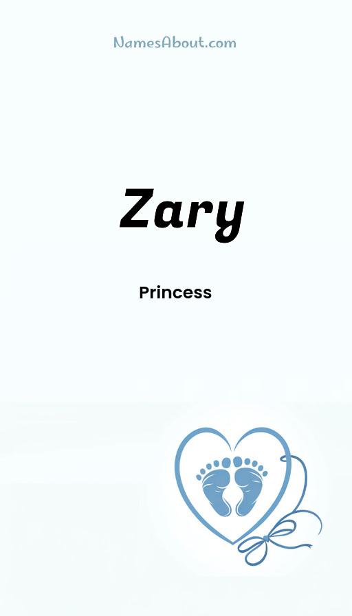 Zary name and meaning