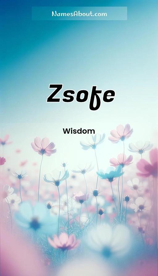 Illustration of Zsofe