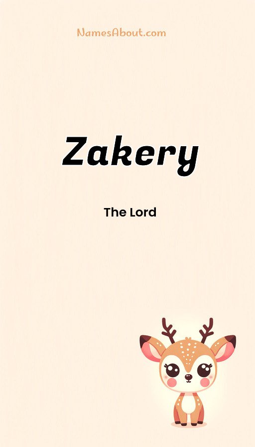 Meaning of Zakery