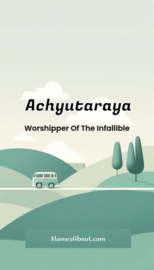 Meaning of Achyutaraya