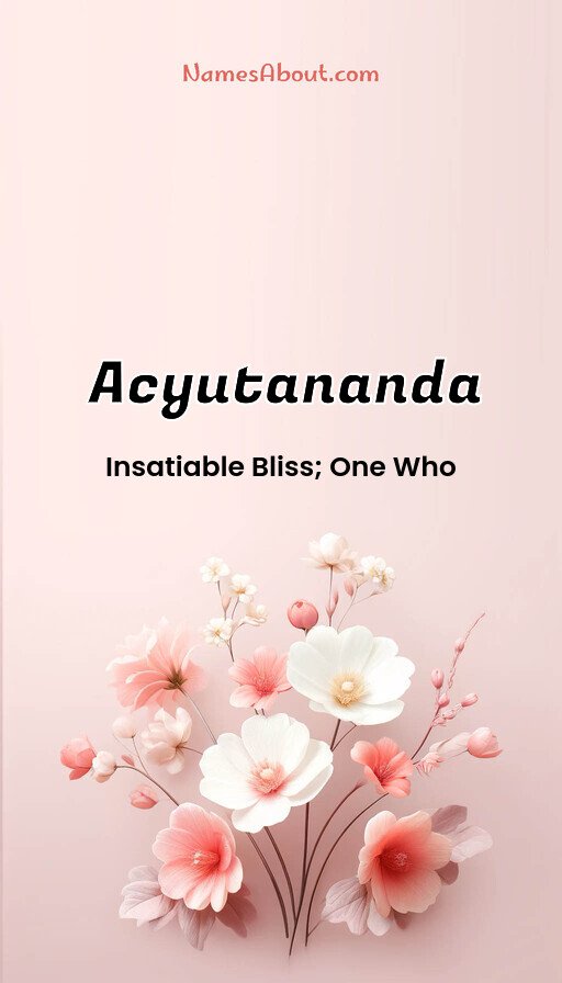 Meaning of Acyutananda