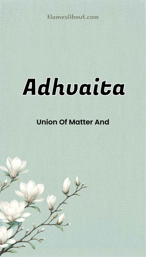 Meaning of Adhvaita
