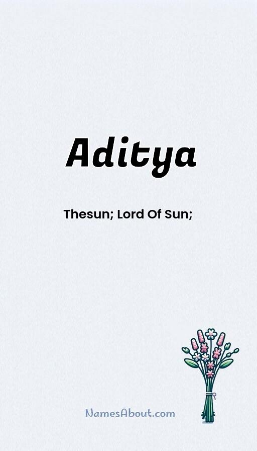 Meaning of Aditya