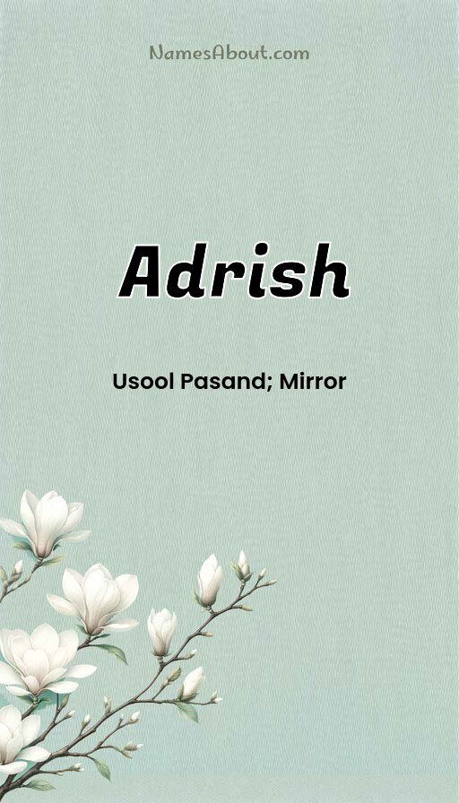 Meaning of Adrish
