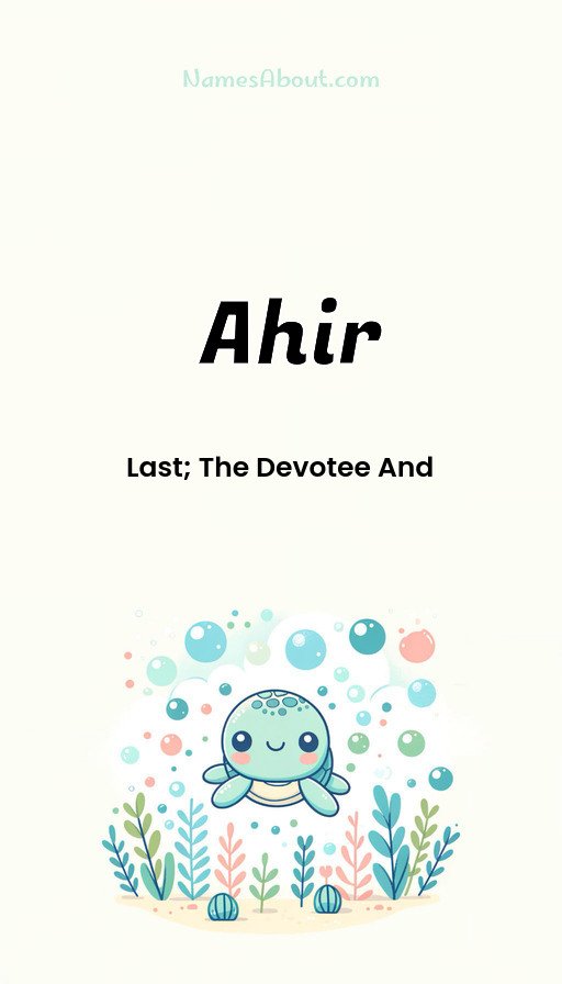 Meaning of Ahir