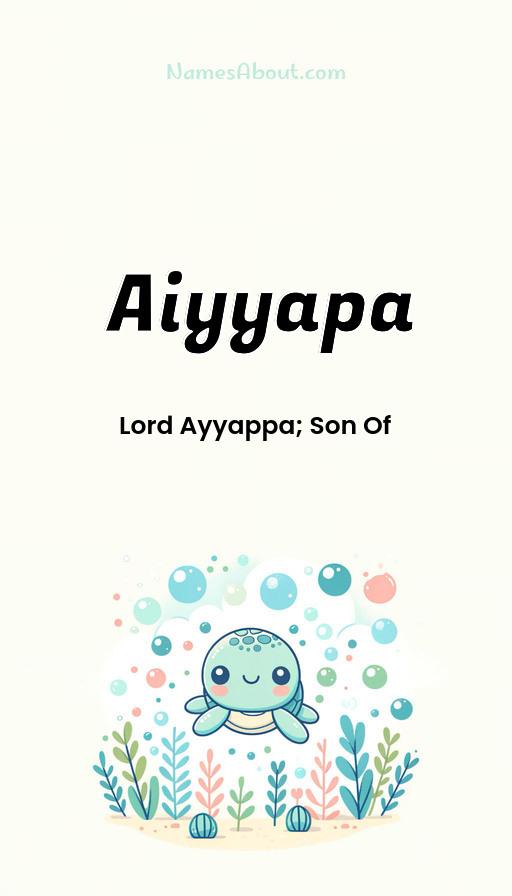 Illustration of Aiyyapa