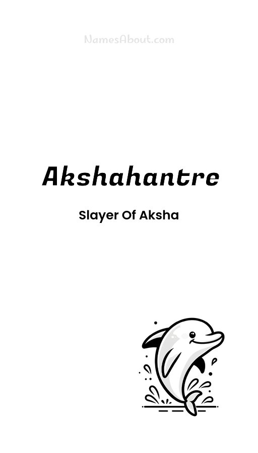 Meaning of Akshahantre