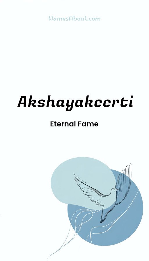 Meaning of Akshayakeerti