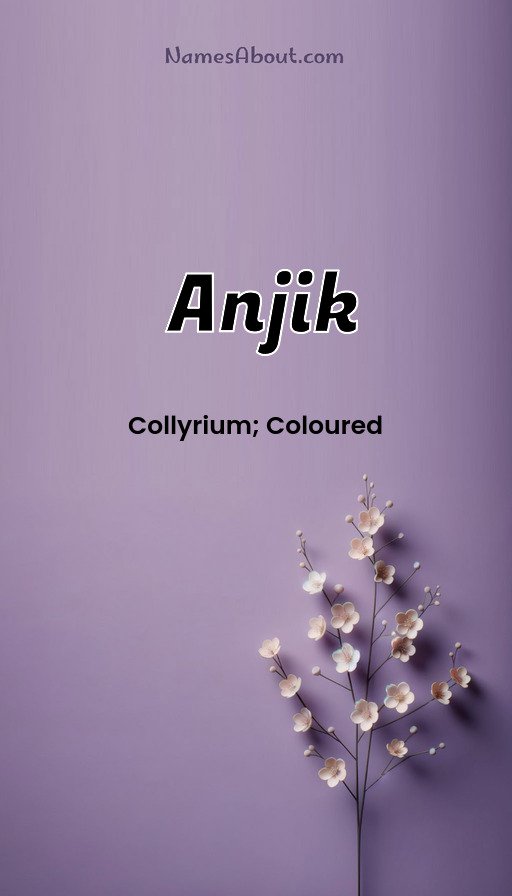 Meaning of Anjik