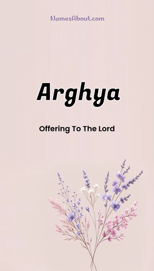 Meaning of Arghya