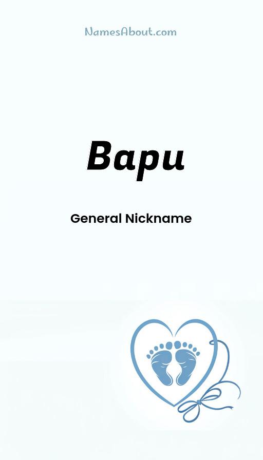 Meaning of Bapu