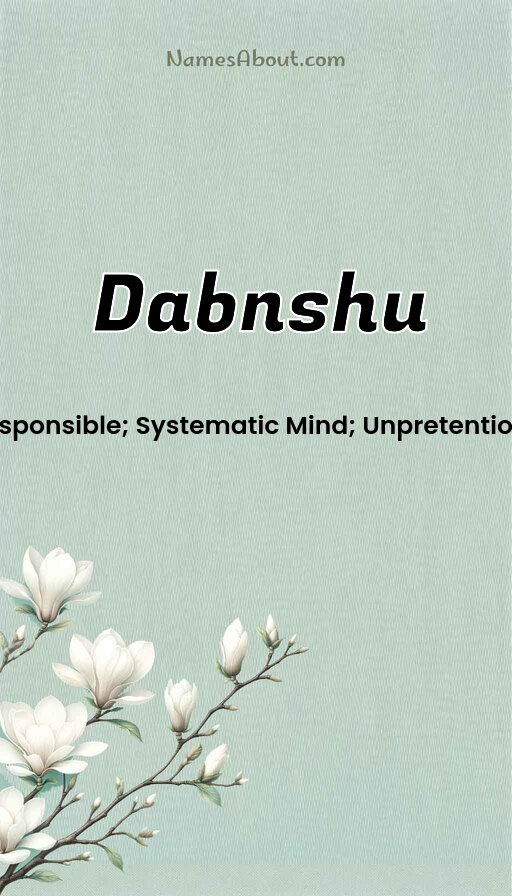 Meaning of Dabnshu