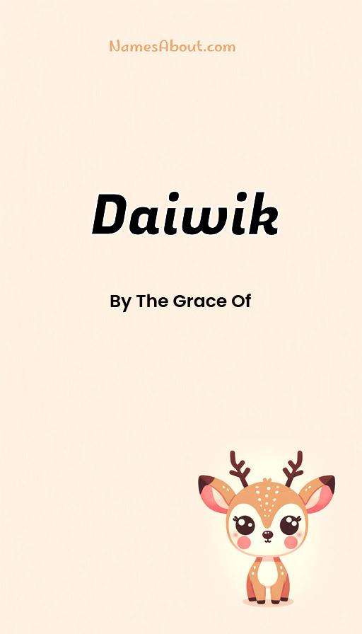 Illustration of Daiwik