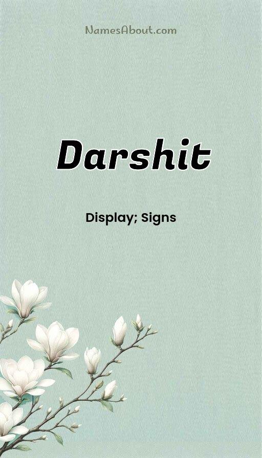 Illustration of Darshit