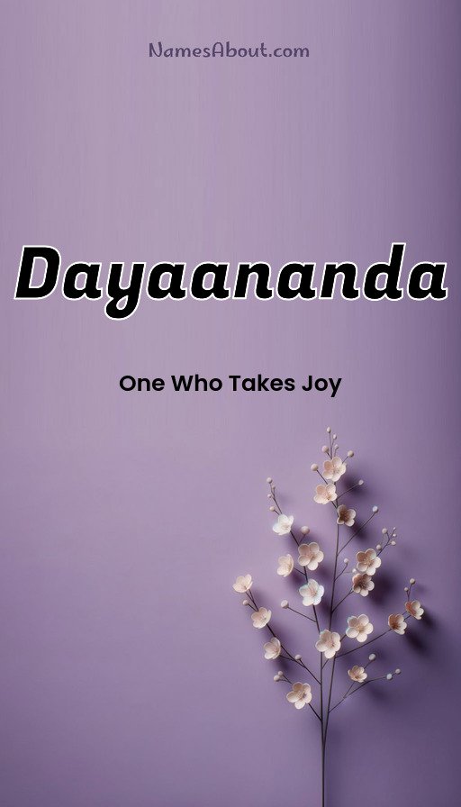 Meaning of Dayaananda