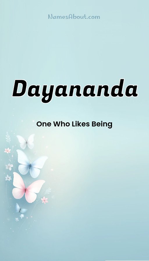 Meaning of Dayananda
