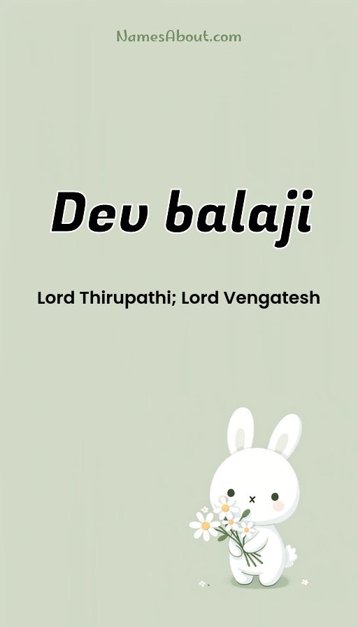 Meaning of Dev balaji