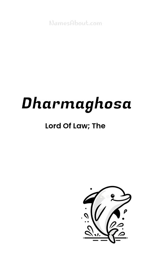 Meaning of Dharmaghosa