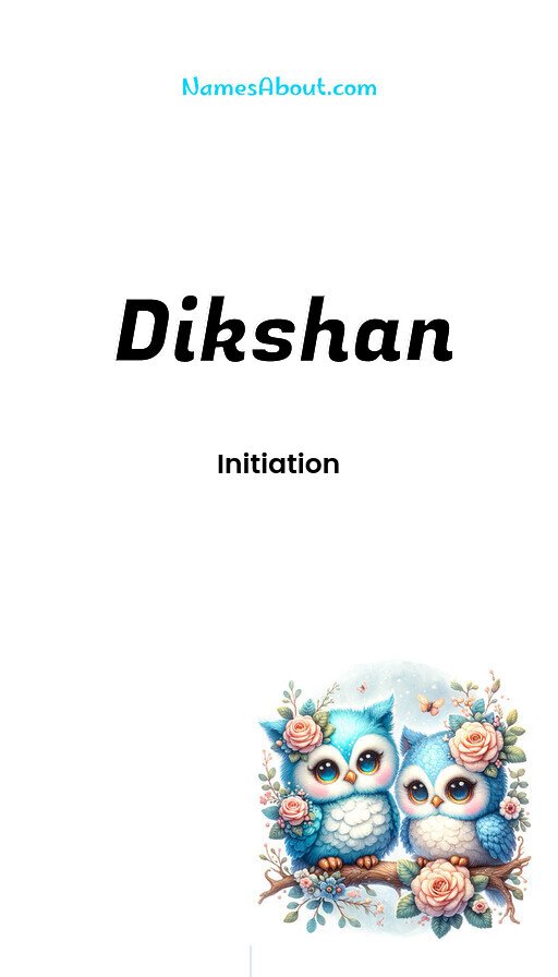 Meaning of Dikshan