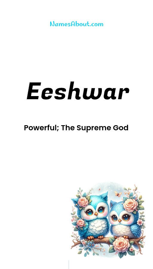 Meaning of Eeshwar