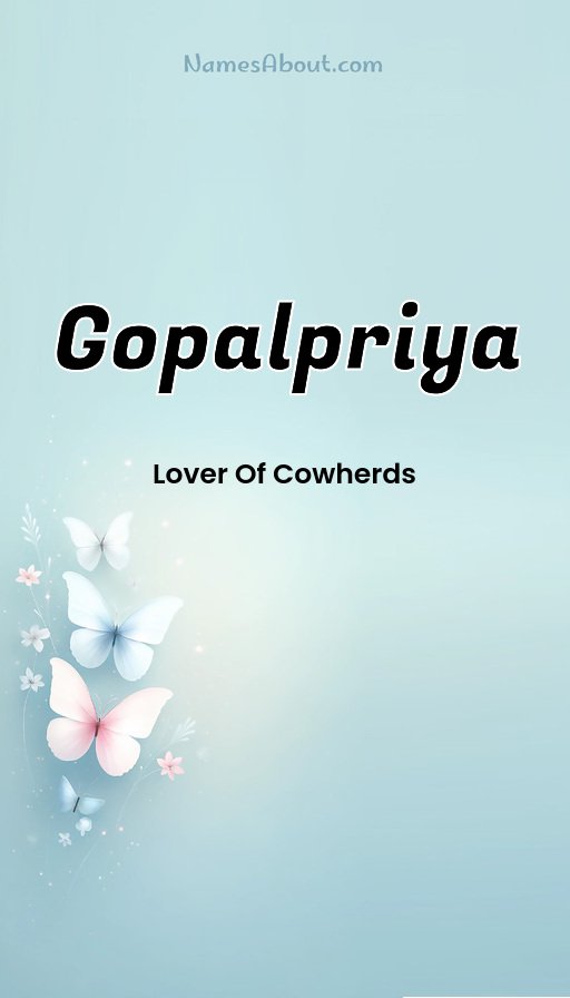 Meaning of Gopalpriya