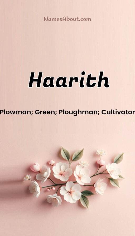 Meaning of Haarith