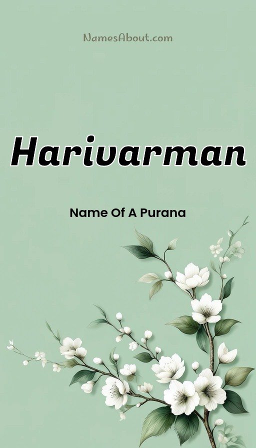 Meaning of Harivarman