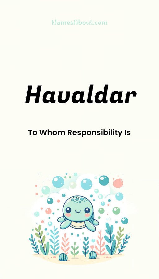 Meaning of Havaldar