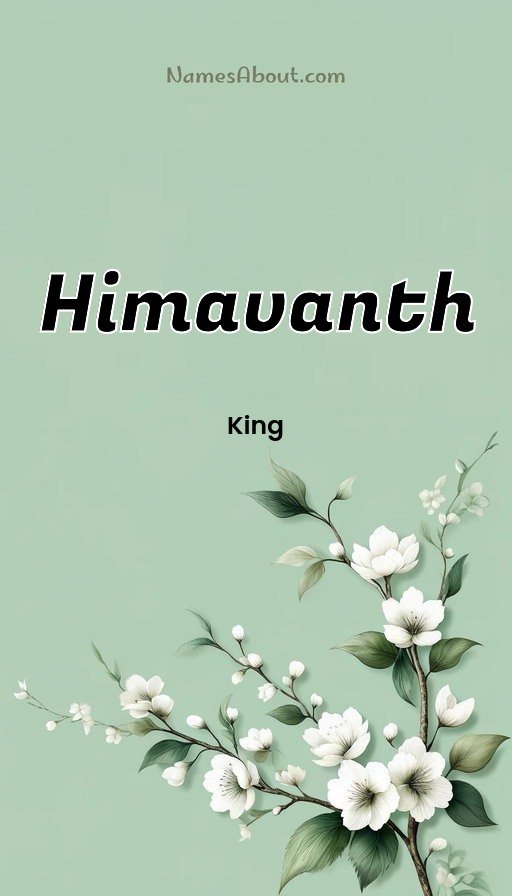 Meaning of Himavanth