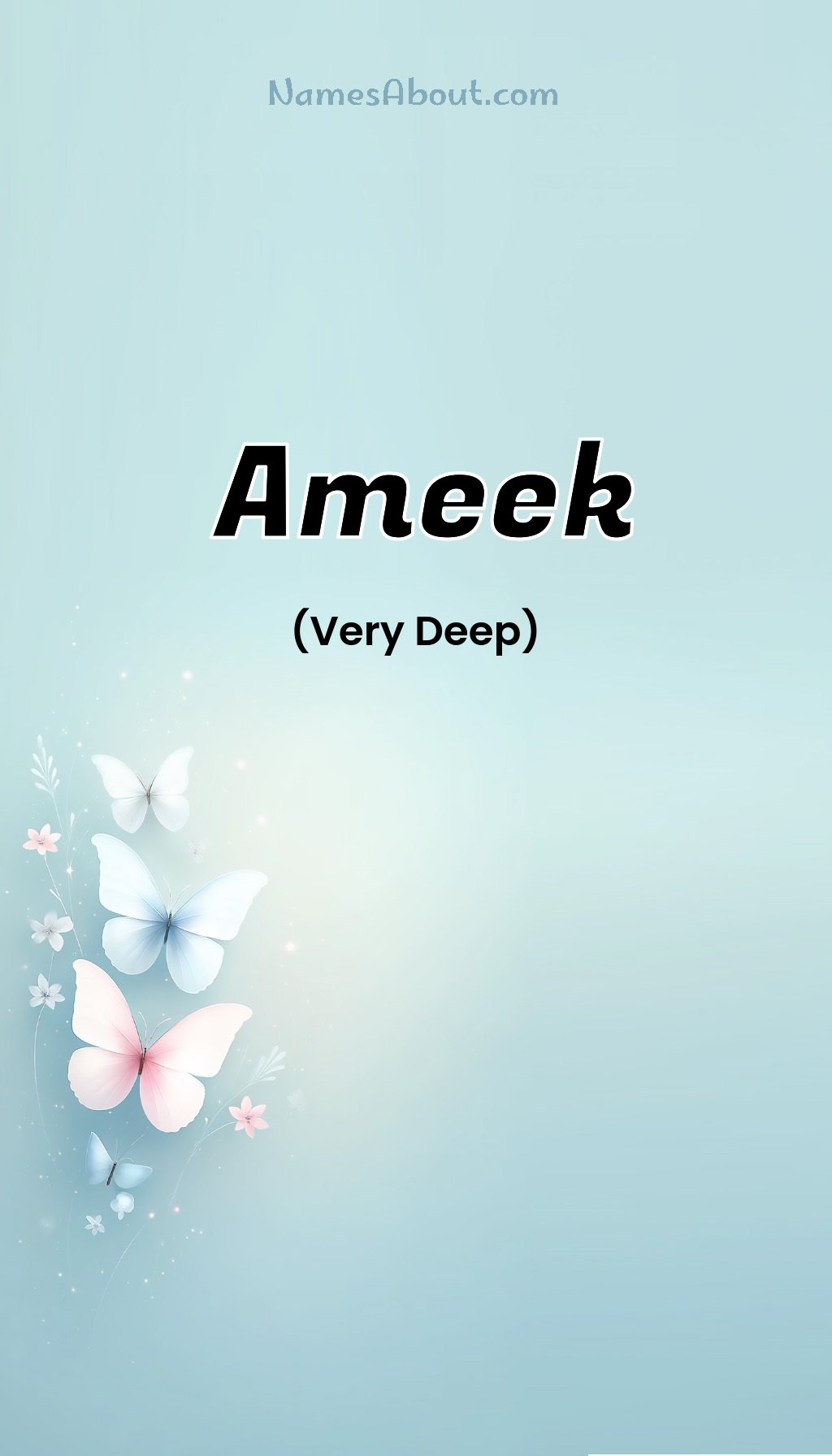 Ameek name and meaning