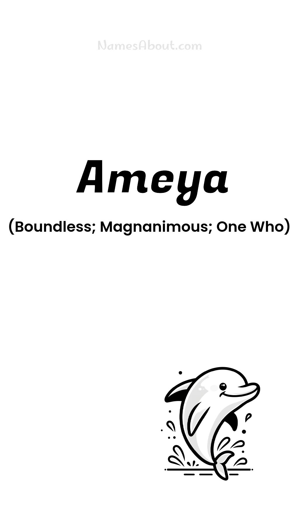 Ameya name and meaning