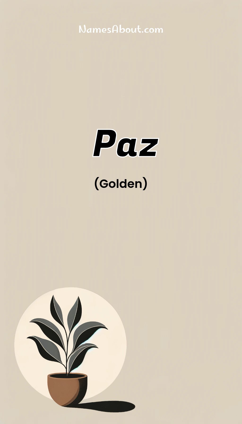 Paz name and meaning