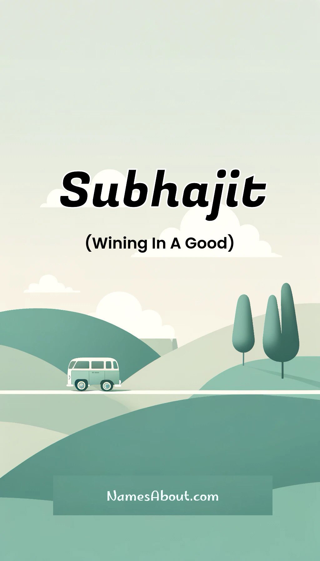 Subhajit name and meaning