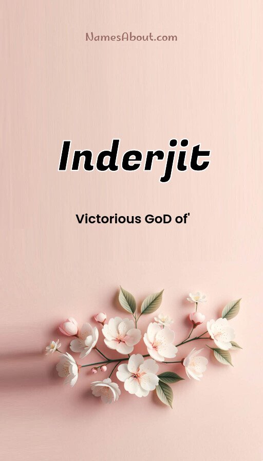 Meaning of Inderjit