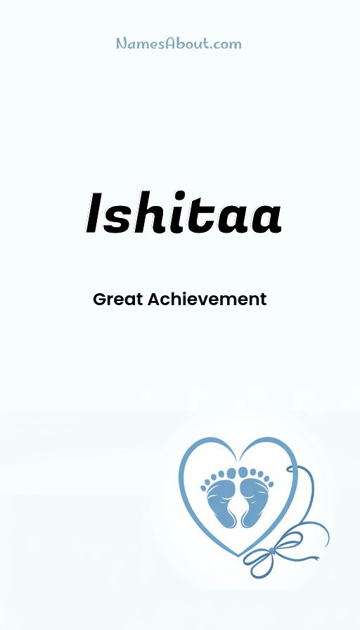 Meaning of Ishitaa