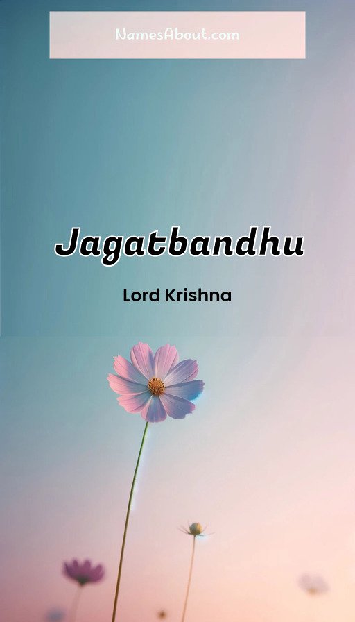 Meaning of Jagatbandhu