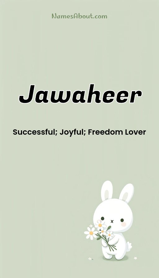 Meaning of Jawaheer