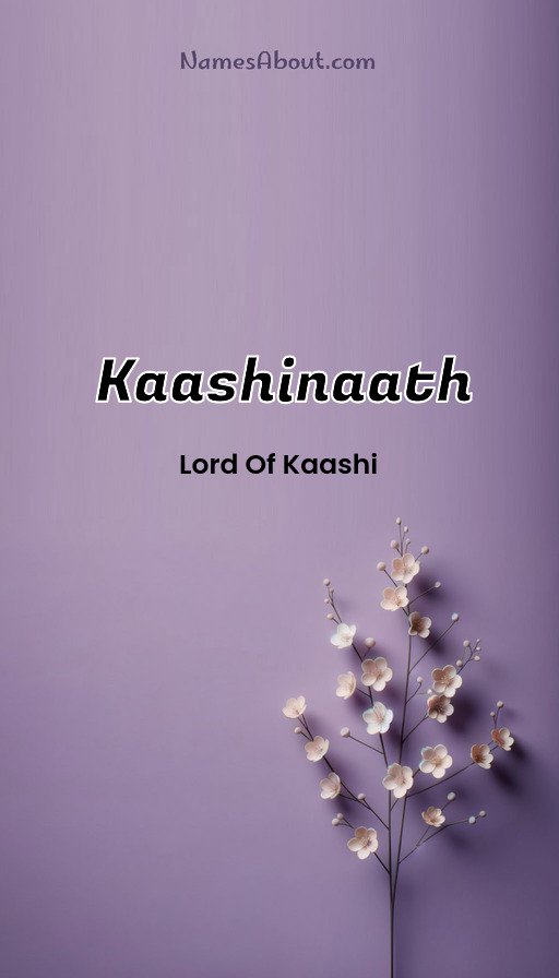 Meaning of Kaashinaath