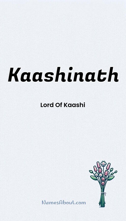 Meaning of Kaashinath