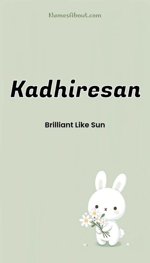 Meaning of Kadhiresan