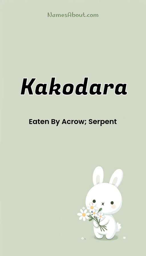 Meaning of Kakodara