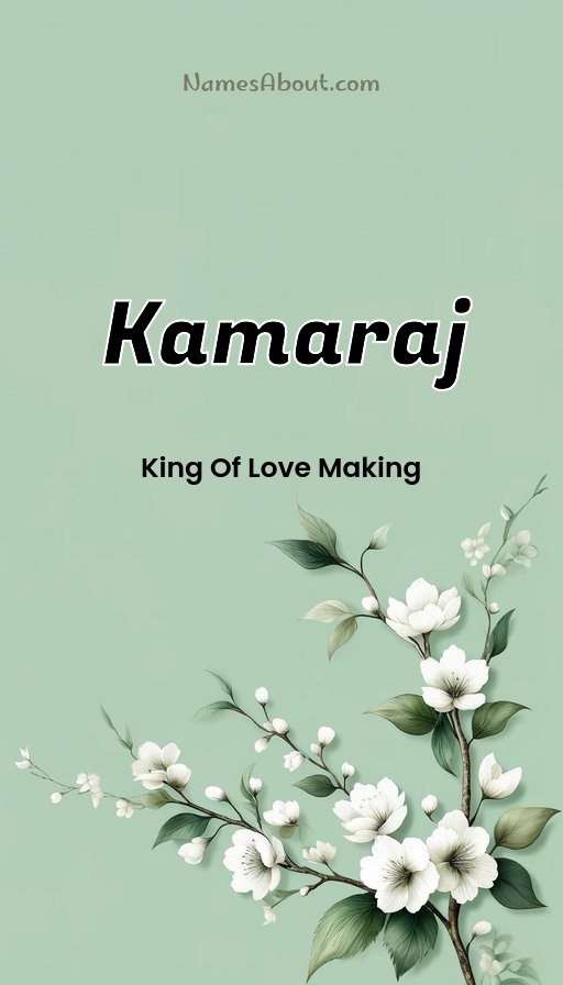 Meaning of Kamaraj