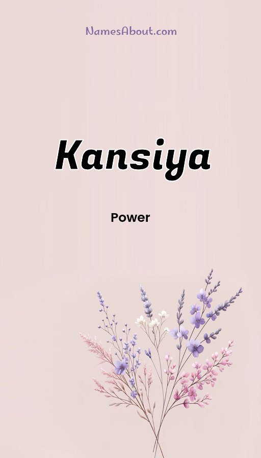 Meaning of Kansiya
