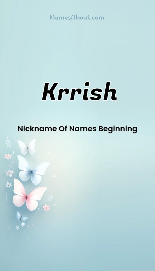 Meaning of Krrish