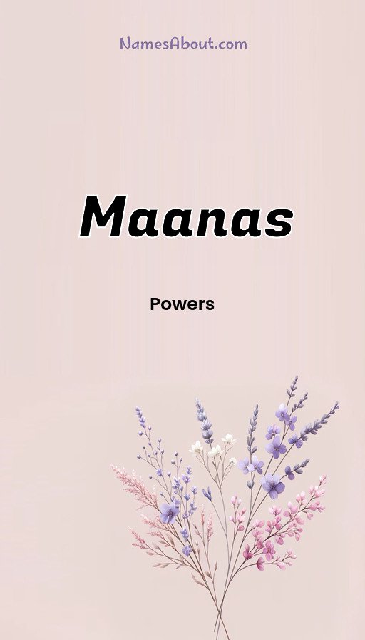 Meaning of Maanas