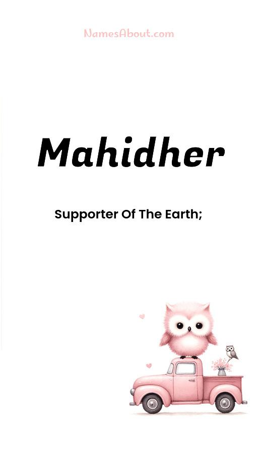 Illustration of Mahidher