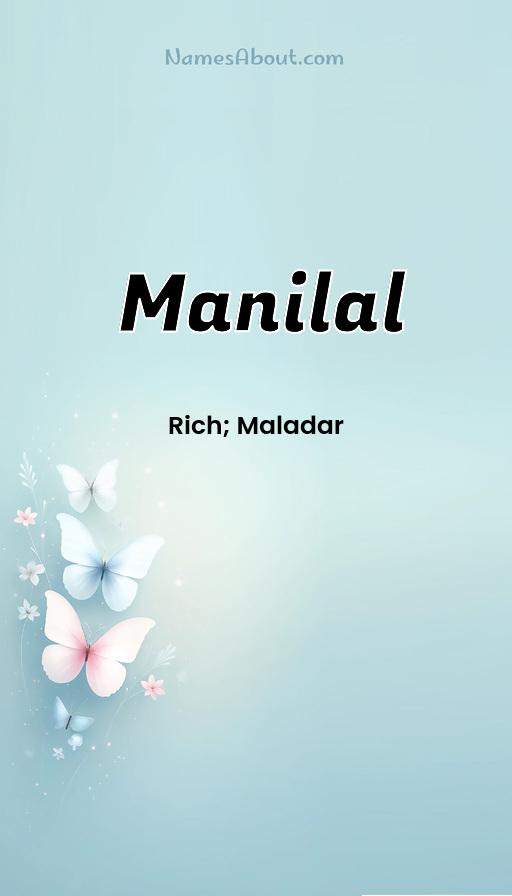 Illustration of Manilal