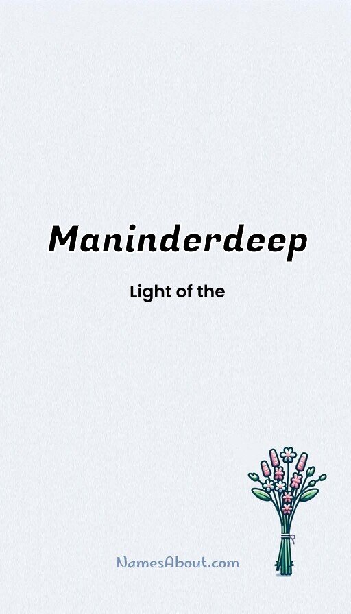 Meaning of Maninderdeep