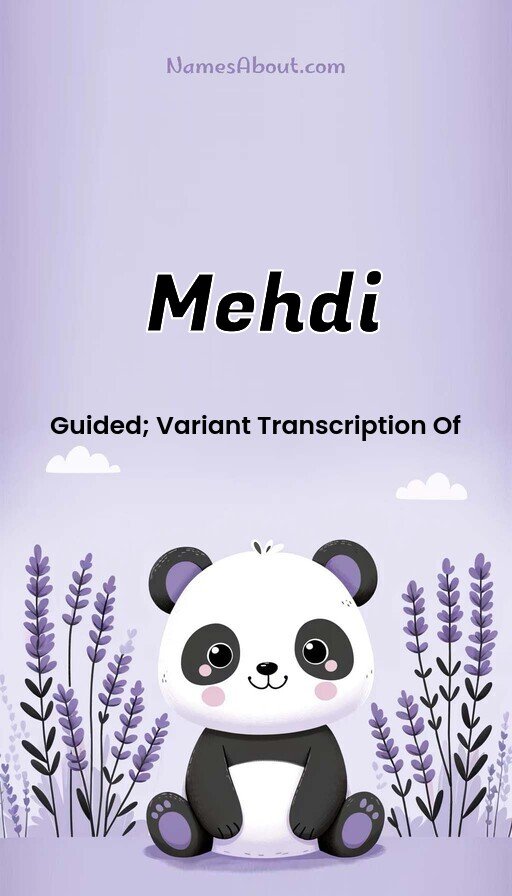 Meaning of Mehdi