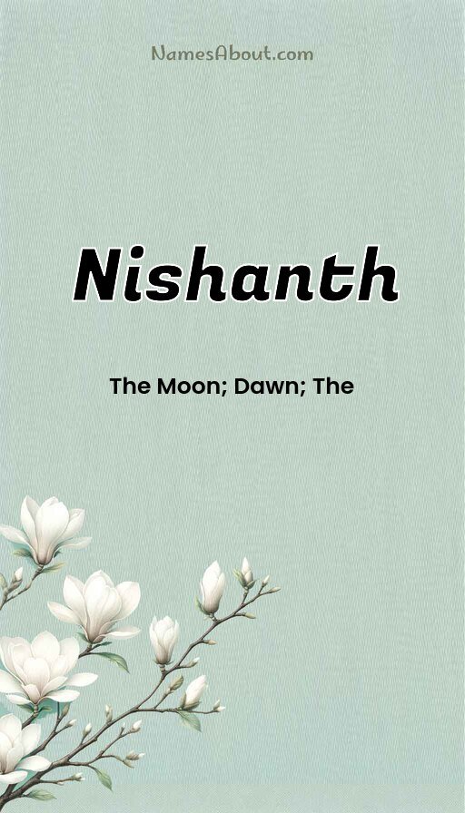 Meaning of Nishanth